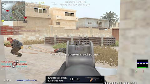 screenshot of D E J A V U